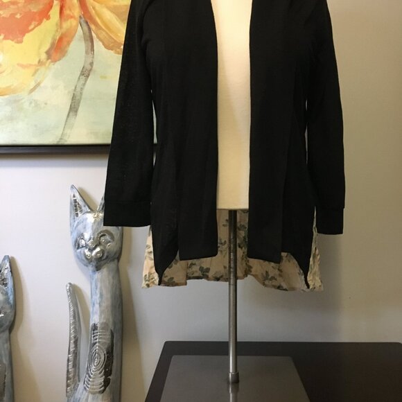 3Stones Canadian Fairy Grunge Bilayer High Low Cardigan - Whimsigoth Small - Picture 7 of 14